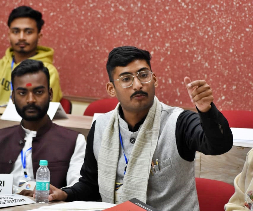 Karan Kaushal of Rayat Bahra College of Law won the title of Best Delegate in Global Youth Conclave.